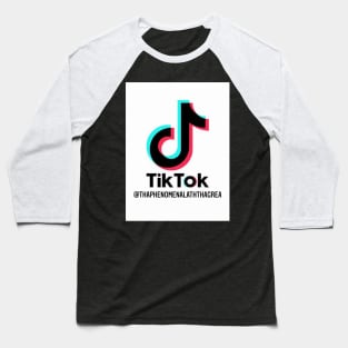 Tha Phenomenal 1 Ath Tha Great Tik Tok 10k Tee (White) Baseball T-Shirt